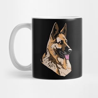 German Shepherd Dog Portrait Mug